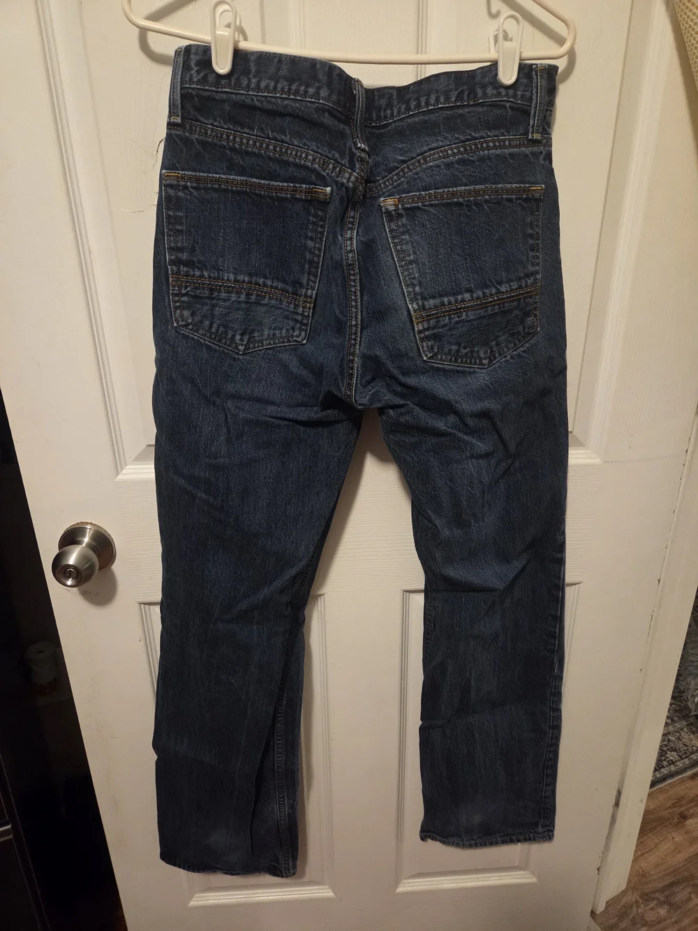 Arizona Jean Company Men's Straight Jeans in Dark Indigo